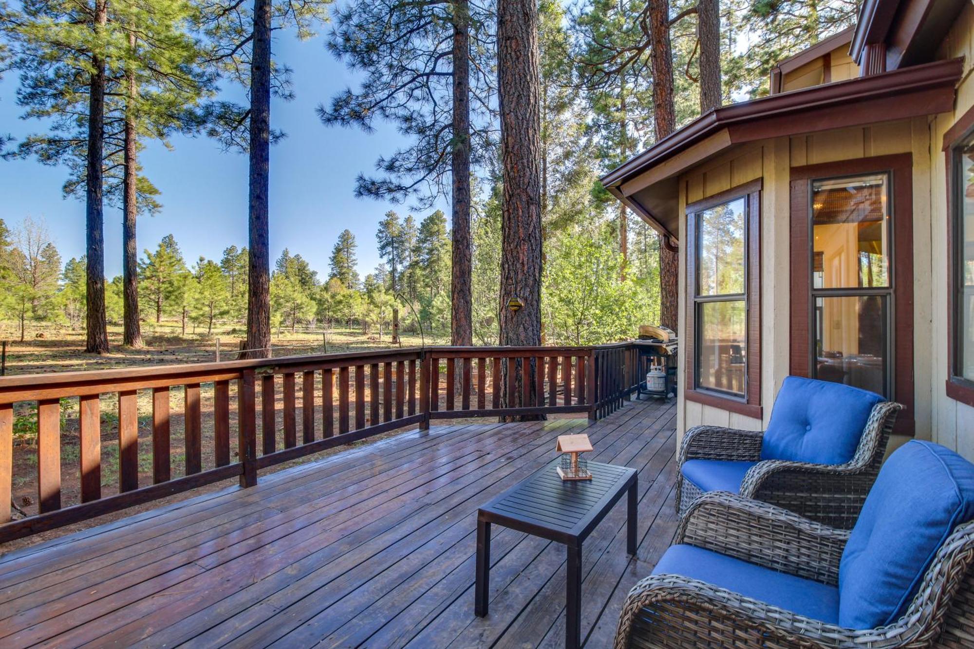 Peaceful Pinetop Cabin With Deck And Fire Pit! Vila Indian Pine Exterior foto