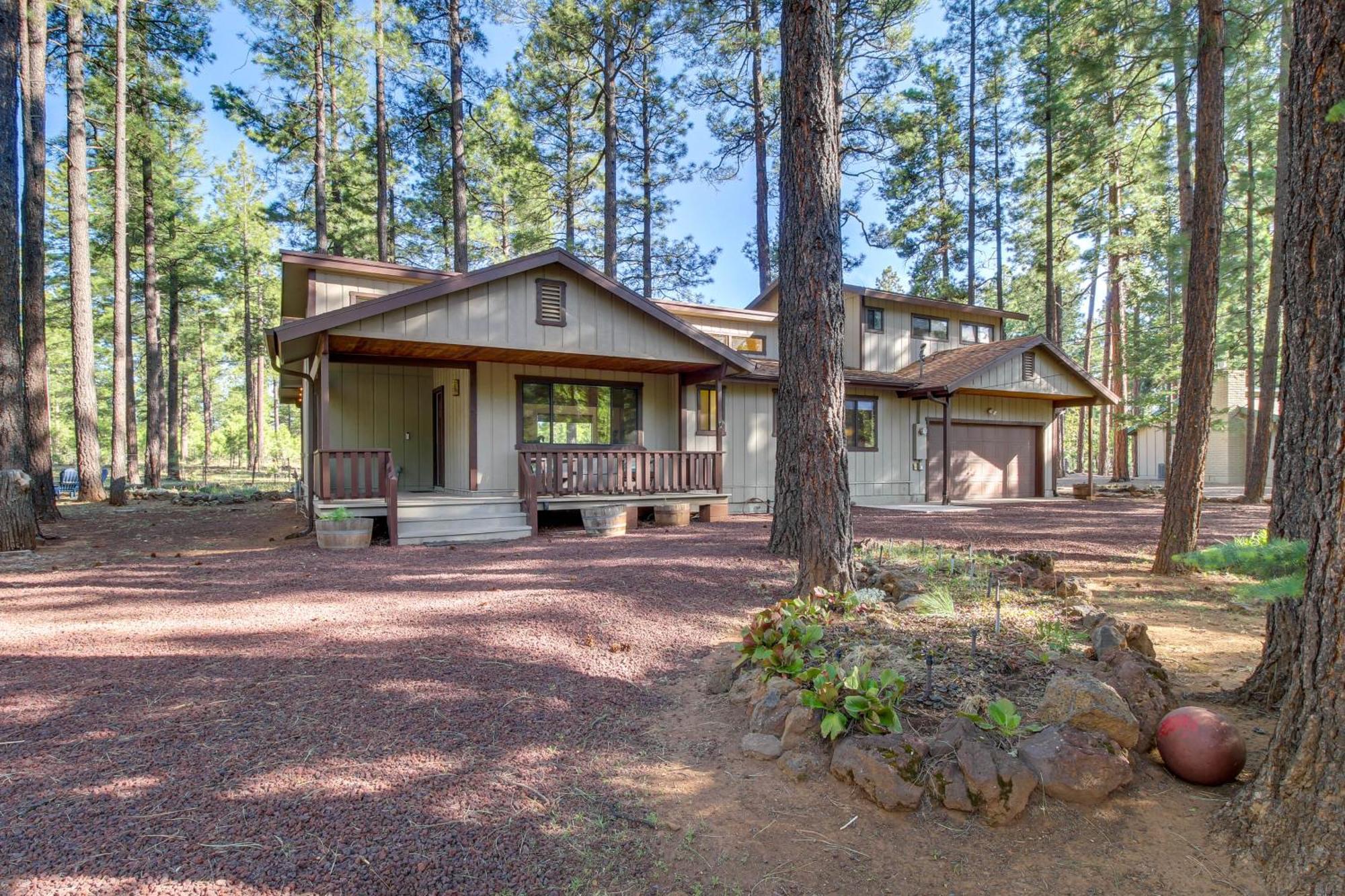 Peaceful Pinetop Cabin With Deck And Fire Pit! Vila Indian Pine Exterior foto