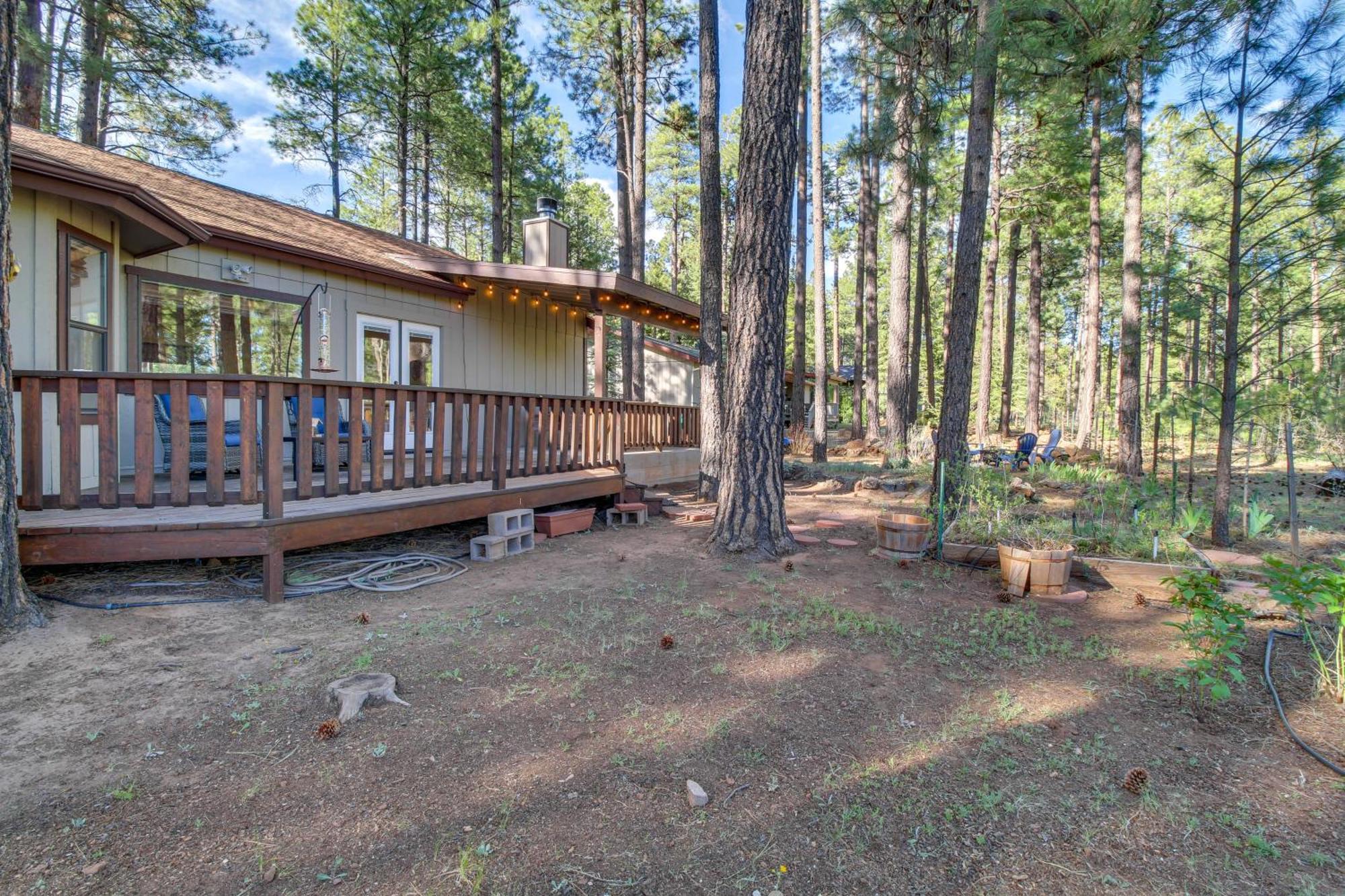 Peaceful Pinetop Cabin With Deck And Fire Pit! Vila Indian Pine Exterior foto